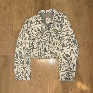 Women’s hand painted denim jacket